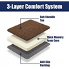 image:imageMuddy Mat CloudStep Bathroom Rugs Non Slip Bath Mats for Bathroom Super Absorbent Memory Foam Chenille Quick Dry Machine Washable Thick Toilet Rug for Shower Tub and Floor Black 2ft x 3ftChocolate Brown