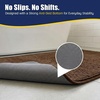 image:imageMuddy Mat CloudStep Bathroom Rugs Non Slip Bath Mats for Bathroom Super Absorbent Memory Foam Chenille Quick Dry Machine Washable Thick Toilet Rug for Shower Tub and Floor Black 2ft x 3ftChocolate Brown