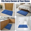 image:imageMuddy Mat CloudStep Bathroom Rugs Non Slip Bath Mats for Bathroom Super Absorbent Memory Foam Chenille Quick Dry Machine Washable Thick Toilet Rug for Shower Tub and Floor Black 2ft x 3ftNavy Blue