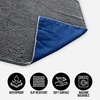 image:imageMuddy Mat Dog Blanket  Chenille Water Absorption Blanket for Bed amp Couch Cover for Dogs Washable AntiSlip Soft and Durable Furniture Protector for Dogs  Beige 48x56Grey
