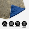 image:imageMuddy Mat Dog Blanket  Chenille Water Absorption Blanket for Bed amp Couch Cover for Dogs Washable AntiSlip Soft and Durable Furniture Protector for Dogs  Beige 48x56Beige