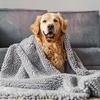 image:imageMuddy Mat Dog Blanket  Chenille Water Absorption Blanket for Bed amp Couch Cover for Dogs Washable AntiSlip Soft and Durable Furniture Protector for Dogs  Beige 48x56Grey