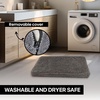 image:imageMuddy Mat Dog Crate Bed mat Comfortable Dog Pillow Crate Bed for Large Medium Small Dogs and Cats Ultra Soft amp Relaxing Washable amp Dryer Safe Chenille Material  Grey Large 28x42Large 28x42