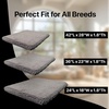 image:imageMuddy Mat Dog Crate Bed mat Comfortable Dog Pillow Crate Bed for Large Medium Small Dogs and Cats Ultra Soft amp Relaxing Washable amp Dryer Safe Chenille Material  Grey Large 28x42Small 18x24