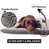 image:imageMuddy Mat Dog Crate Bed mat Comfortable Dog Pillow Crate Bed for Large Medium Small Dogs and Cats Ultra Soft amp Relaxing Washable amp Dryer Safe Chenille Material  Grey Large 28x42Small 18x24