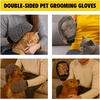 image:imageMuddy Mat Dog Washing Gloves  DualSided Pet Grooming Mitt with TPR Brush amp Chenille Microfiber  Dog Wash Mitt for Bathing Drying amp Dirt Removal  Pet Bath Gloves for All Coat Types