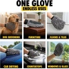 image:imageMuddy Mat Dog Washing Gloves  DualSided Pet Grooming Mitt with TPR Brush amp Chenille Microfiber  Dog Wash Mitt for Bathing Drying amp Dirt Removal  Pet Bath Gloves for All Coat Types