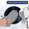 image:imageMuddy Mat Doggy Dryer Highly Absorbent Microfiber Washable Dog Shammy Quick Drying Towel Absorber  Extra Soft Plush Wrap Chenille Bath Towels to Dry Soggy Large Pets amp Small PuppyGrey 13x31Grey