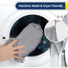 image:imageMuddy Mat Doggy Dryer Highly Absorbent Microfiber Washable Dog Shammy Quick Drying Towel Absorber  Extra Soft Plush Wrap Chenille Bath Towels to Dry Soggy Large Pets amp Small PuppyGrey 13x31Grey