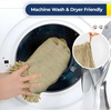 image:imageMuddy Mat Doggy Dryer Highly Absorbent Microfiber Washable Dog Shammy Quick Drying Towel Absorber  Extra Soft Plush Wrap Chenille Bath Towels to Dry Soggy Large Pets amp Small PuppyGrey 13x31Beige