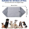 image:imageMuddy Mat Doggy Dryer Highly Absorbent Microfiber Washable Dog Shammy Quick Drying Towel Absorber  Extra Soft Plush Wrap Chenille Bath Towels to Dry Soggy Large Pets amp Small PuppyGrey 13x31Grey