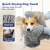 image:imageMuddy Mat Doggy Dryer Highly Absorbent Microfiber Washable Dog Shammy Quick Drying Towel Absorber  Extra Soft Plush Wrap Chenille Bath Towels to Dry Soggy Large Pets amp Small PuppyGrey 13x31Grey