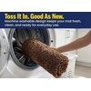 image:imageMuddy Mat Fluffy Bathroom Rugs 2 Piece Set Soft Absorbent Microfiber Bath Mats Non Slip Quick Dry Machine Washable for Floor Tub Shower amp Toilet Grey 20x30  20x20 UShapedChocolate Brown
