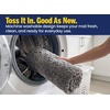 image:imageMuddy Mat Fluffy Bathroom Rugs 2 Piece Set Soft Absorbent Microfiber Bath Mats Non Slip Quick Dry Machine Washable for Floor Tub Shower amp Toilet Grey 20x30  20x20 UShapedGrey