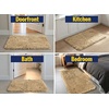 image:imageMuddy Mat Fluffy Bathroom Rugs 2 Piece Set Soft Absorbent Microfiber Bath Mats Non Slip Quick Dry Machine Washable for Floor Tub Shower amp Toilet Grey 20x30  20x20 UShapedBeige