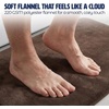 image:imageMuddy Mat Memory Foam Bath Mat  Velvet Soft Non Slip Bathroom Rugs Thick Absorbent Bath Rugs Washable Bath Mat for Bathroom Floor and Shower Grey 2ft x 3ftChocolate Brown