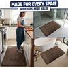 image:imageMuddy Mat Memory Foam Bath Mat  Velvet Soft Non Slip Bathroom Rugs Thick Absorbent Bath Rugs Washable Bath Mat for Bathroom Floor and Shower Grey 2ft x 3ftChocolate Brown