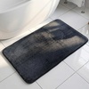image:imageMuddy Mat Memory Foam Bath Mat  Velvet Soft Non Slip Bathroom Rugs Thick Absorbent Bath Rugs Washable Bath Mat for Bathroom Floor and Shower Grey 2ft x 3ftBlack