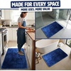 image:imageMuddy Mat Memory Foam Bath Mat  Velvet Soft Non Slip Bathroom Rugs Thick Absorbent Bath Rugs Washable Bath Mat for Bathroom Floor and Shower Grey 2ft x 3ftNavy Blue