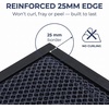 image:imageMuddy Mat Meshy Mat Door Mat HeavyDuty QuickDry Floor Mat Sand amp Dirt Trapper for Indoor amp Outdoor Ideal for Entrance MudroomsPatios amp GaragesLowProfileNonSlipWashable Box 16x24x04Hello