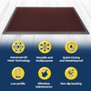 image:imageMuddy Mat Meshy Mat Door Mat HeavyDuty QuickDry Floor Mat Sand amp Dirt Trapper for Indoor amp Outdoor Ideal for Entrance MudroomsPatios amp GaragesLowProfileNonSlipWashable Blue 48x72x04Red