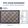 image:imageMuddy Mat Meshy Mat Door Mat HeavyDuty QuickDry Floor Mat Sand amp Dirt Trapper for Indoor amp Outdoor Ideal for Entrance MudroomsPatios amp GaragesLowProfileNonSlipWashable Box 16x24x04Leaf