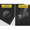 image:imageMuddy Mat Meshy Mat Door Mat HeavyDuty QuickDry Floor Mat Sand amp Dirt Trapper for Indoor amp Outdoor Ideal for Entrance MudroomsPatios amp GaragesLowProfileNonSlipWashable Blue 48x72x04Black