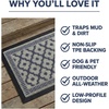 image:imageMuddy Mat Meshy Mat Door Mat HeavyDuty QuickDry Floor Mat Sand amp Dirt Trapper for Indoor amp Outdoor Ideal for Entrance MudroomsPatios amp GaragesLowProfileNonSlipWashable Box 16x24x04Tile