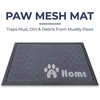 image:imageMuddy Mat Meshy Mat Door Mat HeavyDuty QuickDry Floor Mat Sand amp Dirt Trapper for Indoor amp Outdoor Ideal for Entrance MudroomsPatios amp GaragesLowProfileNonSlipWashable Box 16x24x04Paw