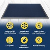 image:imageMuddy Mat Meshy Mat Door Mat HeavyDuty QuickDry Floor Mat Sand amp Dirt Trapper for Indoor amp Outdoor Ideal for Entrance MudroomsPatios amp GaragesLowProfileNonSlipWashable Blue 48x72x04Blue