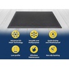 image:imageMuddy Mat Meshy Mat Door Mat HeavyDuty QuickDry Floor Mat Sand amp Dirt Trapper for Indoor amp Outdoor Ideal for Entrance MudroomsPatios amp GaragesLowProfileNonSlipWashable Blue 48x72x04Grey