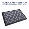 image:imageMuddy Mat Meshy Mat Door Mat HeavyDuty QuickDry Floor Mat Sand amp Dirt Trapper for Indoor amp Outdoor Ideal for Entrance MudroomsPatios amp GaragesLowProfileNonSlipWashable Box 16x24x04Moroccan