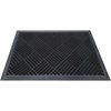 image:imageMuddy Mat Meshy Mat Door Mat HeavyDuty QuickDry Floor Mat Sand amp Dirt Trapper for Indoor amp Outdoor Ideal for Entrance MudroomsPatios amp GaragesLowProfileNonSlipWashable Box 16x24x04Cross Diamond Black