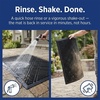 image:imageMuddy Mat Meshy Mat Door Mat HeavyDuty QuickDry Floor Mat Sand amp Dirt Trapper for Indoor amp Outdoor Ideal for Entrance MudroomsPatios amp GaragesLowProfileNonSlipWashable Box 16x24x04Cross Black