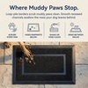 image:imageMuddy Mat Meshy Mat Door Mat HeavyDuty QuickDry Floor Mat Sand amp Dirt Trapper for Indoor amp Outdoor Ideal for Entrance MudroomsPatios amp GaragesLowProfileNonSlipWashable Box 16x24x04Frame Black