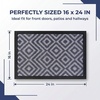 image:imageMuddy Mat Meshy Mat Door Mat HeavyDuty QuickDry Floor Mat Sand amp Dirt Trapper for Indoor amp Outdoor Ideal for Entrance MudroomsPatios amp GaragesLowProfileNonSlipWashable Box 16x24x04Diamond