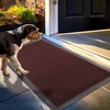 image:imageMuddy Mat Meshy Mat Door Mat HeavyDuty QuickDry Floor Mat Sand amp Dirt Trapper for Indoor amp Outdoor Ideal for Entrance MudroomsPatios amp GaragesLowProfileNonSlipWashable Blue 48x72x04Red
