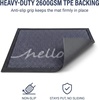 image:imageMuddy Mat Meshy Mat Door Mat HeavyDuty QuickDry Floor Mat Sand amp Dirt Trapper for Indoor amp Outdoor Ideal for Entrance MudroomsPatios amp GaragesLowProfileNonSlipWashable Box 16x24x04Hello