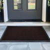 image:imageMuddy Mat Meshy Mat Door Mat HeavyDuty QuickDry Floor Mat Sand amp Dirt Trapper for Indoor amp Outdoor Ideal for Entrance MudroomsPatios amp GaragesLowProfileNonSlipWashable Blue 48x72x04Brown