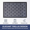 image:imageMuddy Mat Meshy Mat Door Mat HeavyDuty QuickDry Floor Mat Sand amp Dirt Trapper for Indoor amp Outdoor Ideal for Entrance MudroomsPatios amp GaragesLowProfileNonSlipWashable Box 16x24x04Trellis