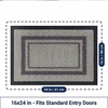 image:imageMuddy Mat Meshy Mat Door Mat HeavyDuty QuickDry Floor Mat Sand amp Dirt Trapper for Indoor amp Outdoor Ideal for Entrance MudroomsPatios amp GaragesLowProfileNonSlipWashable Box 16x24x04Box
