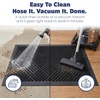 image:imageMuddy Mat Meshy Mat Door Mat HeavyDuty QuickDry Floor Mat Sand amp Dirt Trapper for Indoor amp Outdoor Ideal for Entrance MudroomsPatios amp GaragesLowProfileNonSlipWashable Box 16x24x04Cross Diamond Black