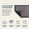 image:imageMuddy Mat Meshy Mat Door Mat HeavyDuty QuickDry Floor Mat Sand amp Dirt Trapper for Indoor amp Outdoor Ideal for Entrance MudroomsPatios amp GaragesLowProfileNonSlipWashable Box 16x24x04Arch Brown