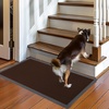 image:imageMuddy Mat Meshy Mat Door Mat HeavyDuty QuickDry Floor Mat Sand amp Dirt Trapper for Indoor amp Outdoor Ideal for Entrance MudroomsPatios amp GaragesLowProfileNonSlipWashable Blue 48x72x04Brown