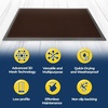 image:imageMuddy Mat Meshy Mat Door Mat HeavyDuty QuickDry Floor Mat Sand amp Dirt Trapper for Indoor amp Outdoor Ideal for Entrance MudroomsPatios amp GaragesLowProfileNonSlipWashable Blue 48x72x04Brown