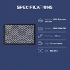 image:imageMuddy Mat Meshy Mat Door Mat HeavyDuty QuickDry Floor Mat Sand amp Dirt Trapper for Indoor amp Outdoor Ideal for Entrance MudroomsPatios amp GaragesLowProfileNonSlipWashable Box 16x24x04Diamond