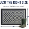 image:imageMuddy Mat Meshy Mat Door Mat HeavyDuty QuickDry Floor Mat Sand amp Dirt Trapper for Indoor amp Outdoor Ideal for Entrance MudroomsPatios amp GaragesLowProfileNonSlipWashable Box 16x24x04Tile