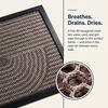 image:imageMuddy Mat Meshy Mat Door Mat HeavyDuty QuickDry Floor Mat Sand amp Dirt Trapper for Indoor amp Outdoor Ideal for Entrance MudroomsPatios amp GaragesLowProfileNonSlipWashable Box 16x24x04Arch Brown