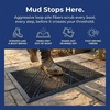 image:imageMuddy Mat Meshy Mat Door Mat HeavyDuty QuickDry Floor Mat Sand amp Dirt Trapper for Indoor amp Outdoor Ideal for Entrance MudroomsPatios amp GaragesLowProfileNonSlipWashable Box 16x24x04Cross Black