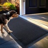 image:imageMuddy Mat Meshy Mat Door Mat HeavyDuty QuickDry Floor Mat Sand amp Dirt Trapper for Indoor amp Outdoor Ideal for Entrance MudroomsPatios amp GaragesLowProfileNonSlipWashable Blue 48x72x04Black